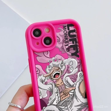 Ốp điện thoại silicon mềm Luffy Anime cho iPhone 16 Plus, 14 Pro Max, 11 Pro Max, Chống sốc, giá 51.818