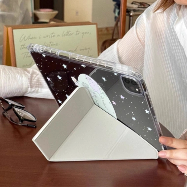 Ốp lưng acrylic siêu dễ thương F&X cho iPad Pro 10.5, Pro 2.024, Air 6Y, Fold 12.9 Pro5/6 - Giá ưu đãi 387k