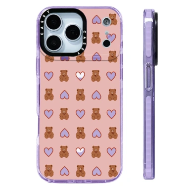 Ốp lưng gấu tình yêu trong suốt, sạc không dây từ tính, tương thích iPhone 12‑17 Pro Max, chống sốc, 120.960₫ 5