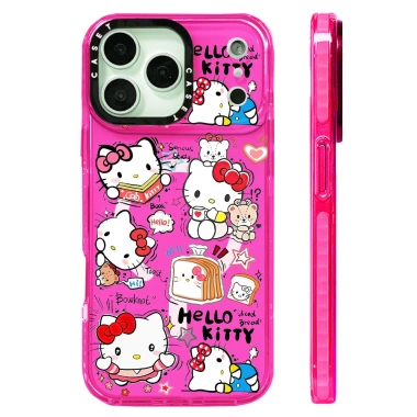 Ốp Lưng Hello Kitty Silicon Mềm Trong Suốt, Tương Thích iPhone 12‑17 Pro Max, Sạc Không Dây, Chống Sốc 6