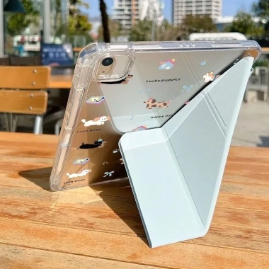 Ốp lưng iPad F&X mới có khe cắm bút - Dễ thương, vỏ cứng chống cong cho iPad 3+ Pro 11