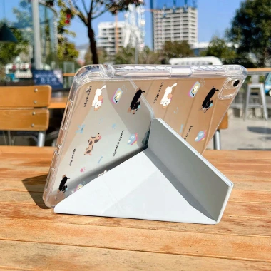Ốp lưng iPad F&X mới có khe cắm bút - Dễ thương, vỏ cứng chống cong cho iPad 3+ Pro 11