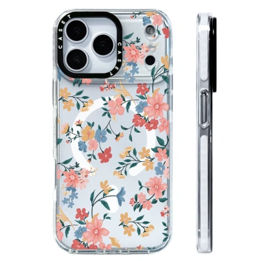 Ốp Lưng iPhone 12-17 - Màu hoa sắc, trong suốt, sạc không dây, chống sốc - 120.960 VND