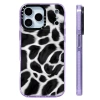 Ốp lưng iPhone 12-17 Pro Max và 17 AIR, họa tiết trắng-đen, silicone mềm, sạc không dây từ tính, chống sốc 5