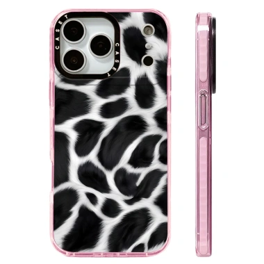 Ốp lưng iPhone 12-17 Pro Max và 17 AIR, họa tiết trắng-đen, silicone mềm, sạc không dây từ tính, chống sốc