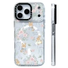 Ốp lưng iPhone 12‑17 Pro Max thỏ nơ hoa, silicon mềm, sạc không dây từ tính, chống sốc 2