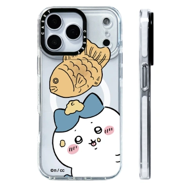 Ốp lưng iPhone 12‑17 Silicon mềm trong suốt Chiikawa, hỗ trợ sạc không dây, chống va đập 2