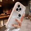 Ốp lưng iPhone đa năng Trái Tim trong Tiếng Anh Chống vân tay PGZS cho iPhone 11 12 13 14 15 16 Pro Max 8