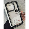 Ốp lưng iPhone đa năng Trái Tim trong Tiếng Anh Chống vân tay PGZS cho iPhone 11 12 13 14 15 16 Pro Max 9