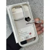 Ốp lưng iPhone đa năng Trái Tim trong Tiếng Anh Chống vân tay PGZS cho iPhone 11 12 13 14 15 16 Pro Max 10
