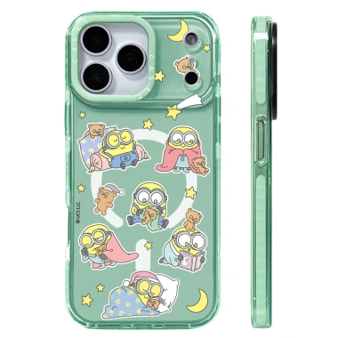 Ốp Lưng Minions Dễ Thương Cho iPhone 12-17 Pro Max – Silicon Mềm Trong Suốt, Sạc Không Dây, Chống Sốc, 120.960₫