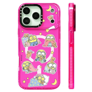 Ốp Lưng Minions Dễ Thương Cho iPhone 12-17 Pro Max – Silicon Mềm Trong Suốt, Sạc Không Dây, Chống Sốc, 120.960₫