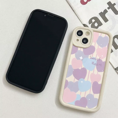 Ốp Lưng OPPO A6‑A95, A74‑A58, A57‑A53, A52‑A38, F11‑F9 Pro Reno 14‑10, 7Z‑6Z- Mắt Thiên Thần Chống Rơi Motif Tim JGS025