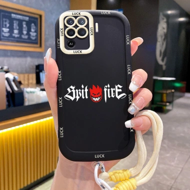 Ốp Lưng OPPO A94 Reno 5F Reno5 F Reno 5 Lite F19 Pro Case Đơn giản Với Lanyard