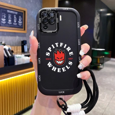 Ốp Lưng OPPO A94 Reno 5F Reno5 F Reno 5 Lite F19 Pro Case Đơn giản Với Lanyard