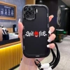 Ốp Lưng OPPO A94 Reno 5F Reno5 F Reno 5 Lite F19 Pro Case Đơn giản Với Lanyard 8