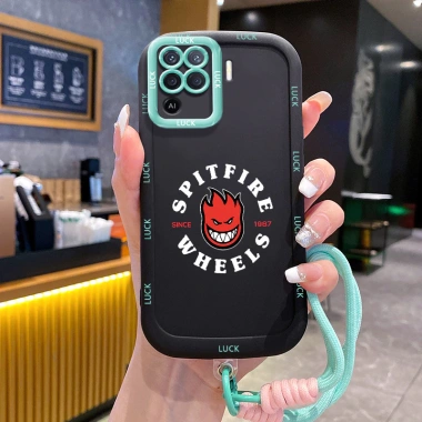 Ốp Lưng OPPO A94 Reno 5F Reno5 F Reno 5 Lite F19 Pro Case Đơn giản Với Lanyard