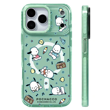 Ốp Lưng Pacha Dog Sticker Case Siêu Mềm Trong Suốt, Tương Thích iPhone 12‑17 Pro Max, Chống Sốc, Hỗ Trợ Sạc Không Dây - Giảm Giá Đặc Biệt