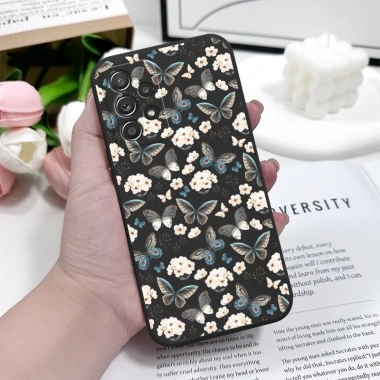 Ốp Lưng Silicon Bướm Xám cho Samsung Galaxy A72 A52 A52S A42 A32 A22 A12 A02 A02S 4G 5G - Giá 66.797 VND 4