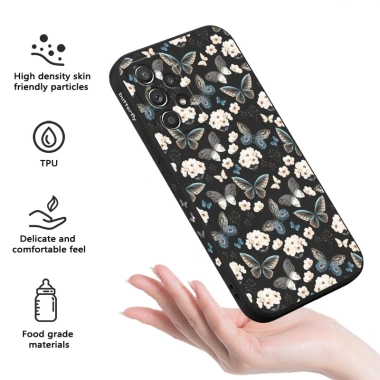 Ốp Lưng Silicon Bướm Xám cho Samsung Galaxy A72 A52 A52S A42 A32 A22 A12 A02 A02S 4G 5G - Giá 66.797 VND 6