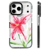 Ốp lưng silicone Starry Sky Lily Florals, sạc không dây từ tính, tương thích iPhone 12-17 Pro Max, chống sốc 3