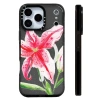 Ốp lưng silicone Starry Sky Lily Florals, sạc không dây từ tính, tương thích iPhone 12-17 Pro Max, chống sốc 5