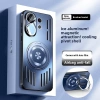 Ốp Lưng Vivo X200Fe 360 độ Kim Loại Mờ - Phim Ống Kính, Tản Nhiệt, Chống Sốc, Vỏ Cứng
