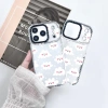 Ốp lưng White Cloud Smile Clear, chống sốc, tương thích iPhone 12‑17, 12‑13 Mini, XR/XS Max, SE 2.022, 6‑8 Plus