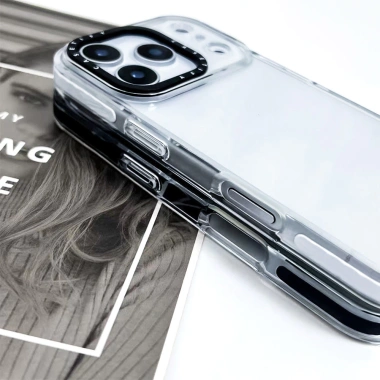 Ốp lưng White Cloud Smile Clear, chống sốc, tương thích iPhone 12‑17, 12‑13 Mini, XR/XS Max, SE 2.022, 6‑8 Plus