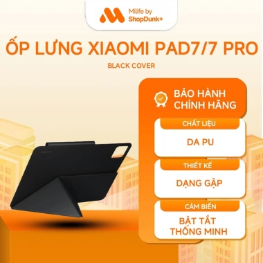 Ốp lưng Xiaomi Pad 7 và 7 Pro Chính Hãng - Cover Black Bảo Vệ 100% Giá chỉ 1,300,000 VND