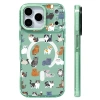 Ốp Sạc Từ IPhone 17 Pro Max Mèo Đáng Yêu Silicone Mềm Suốt Chống Sốc Cản 17 6