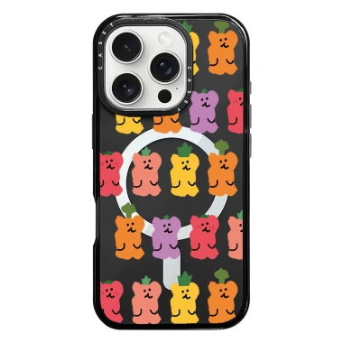 Ốp sạc từ không dây cho iPhone 11-17 Pro Max Bobo Trái Cây Silicone mềm, chống sốc, tương thích màn hình 16PLUS