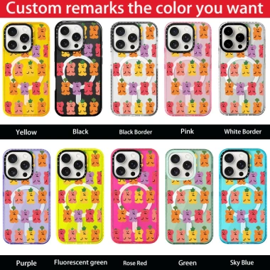 Ốp sạc từ không dây cho iPhone 11-17 Pro Max Bobo Trái Cây Silicone mềm, chống sốc, tương thích màn hình 16PLUS