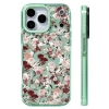 Ốp sạc từ tính không dây hoa vàng tối giản cho iPhone 12‑15, 16‑17 Pro Max/Air – Silicon mềm trong suốt, chống sốc, giảm 20% 6