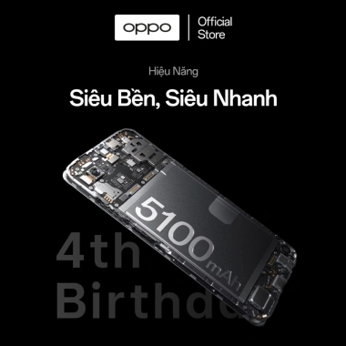 OPPO A3 8GB/128GB - 8GB/256GB Siêu bền, SUPERVOOC, Kháng nước và bụi, Hàng chính hãng - Giá 4.290.000