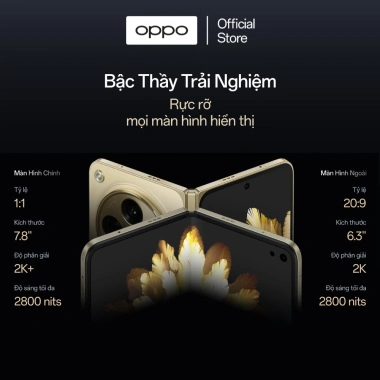 OPPO FIND N3 5G 16GB/512GB NFC Nhân bản App Gập tàng hình Giá ưu đãi 29.9 triệu