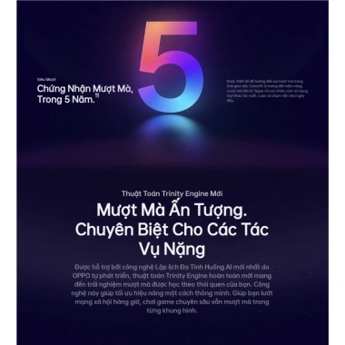 OPPO Reno15F 5G 8GB/256GB - Siêu camera AI, hiệu năng mạnh, giá 11,490,000 VND - Hàng chính hãng