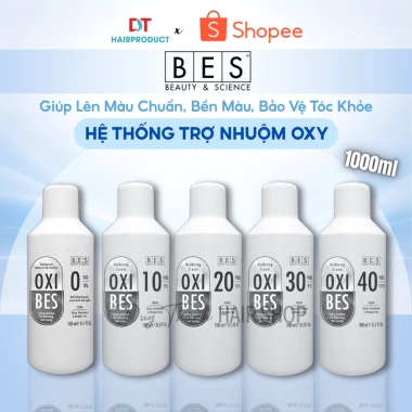 Oxy Trợ Nhuộm BES 1.000ml – Thuần Chay, An Toàn Da Đầu, Đẳng Cấp Salon, Giá 250k