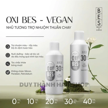 Oxy Trợ Nhuộm BES 1.000ml – Thuần Chay, An Toàn Da Đầu, Đẳng Cấp Salon, Giá 250k