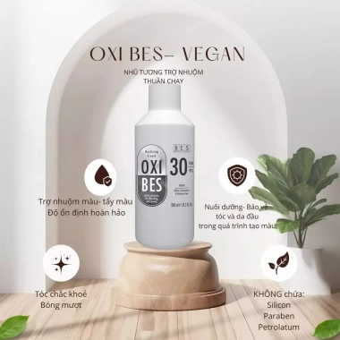 Oxy Trợ Nhuộm BES 1.000ml – Thuần Chay, An Toàn Da Đầu, Đẳng Cấp Salon, Giá 250k