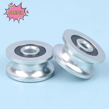 Panpia Bánh xe ròng rọc vòng bi lăn 8x30x14mm - Bánh U, dẫn hướng, chống gỉ, 69.190 VND