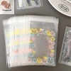 Pengtao35 50 Túi Opp Dễ Thương Graffiti Mèo Con Tự Dính Bảo Vệ Thẻ Photocard Kpop 4