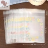 Pengtao35 50 Túi Opp Dễ Thương Graffiti Mèo Con Tự Dính Bảo Vệ Thẻ Photocard Kpop 5