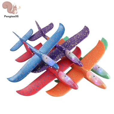 Pengtao35 Mô Hình Máy Bay Bọt 48CM Đèn DIY Ném Tay Glider Siêu Nhẹ, Giá 64.020₫