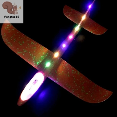 Pengtao35 Mô Hình Máy Bay Bọt 48CM Đèn DIY Ném Tay Glider Siêu Nhẹ, Giá 64.020₫