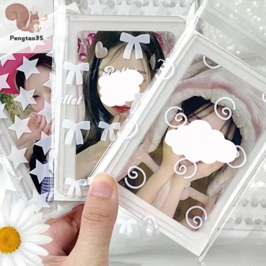 Pengtao35 Photocard Protector 50 cái Star Bowknot - Túi Opp tự dính, bao bì quà tặng, niêm phong COD - Giá chỉ 44.990₫ 4