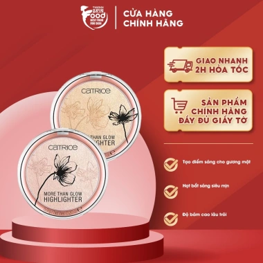 Phấn Bắt Sáng Catrice More Than Glow 5.9g - Độ Bám Cao, Lâu Trôi, Giá Ưu Đãi 184k