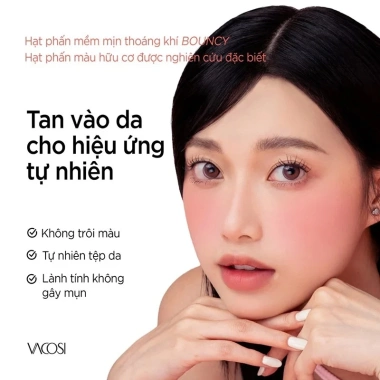 Phấn Má Hồng Bắt Sáng Vacosi Flaso Blush Set 8.3g - Giá chỉ 130.000 VND giảm sâu