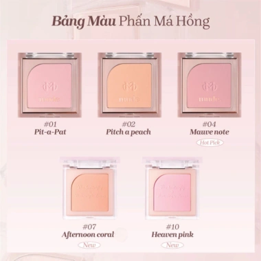 Phấn Má Hồng Mịn Lì Kiềm Dầu Flutter 5g - Chuẩn Màu, Mịn Tự Nhiên, Lâu Trôi 2