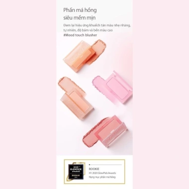 Phấn má hồng mịn lì LG Makeup Glokolor Mood Touch 3.5g - Giá chỉ 215.000₫
